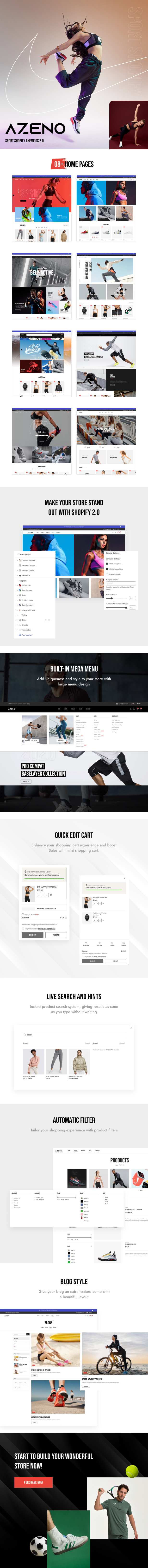 Azeno – Sport Shopify Theme OS 2.0