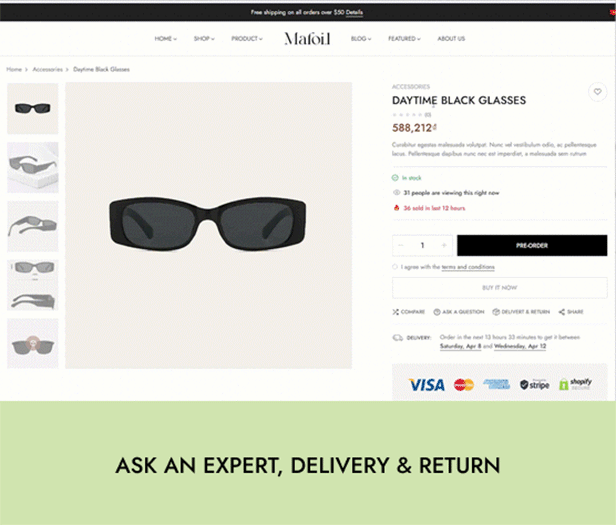 Mafoil - Multipurpose Shopify Theme OS 3.0 (Theme Block)