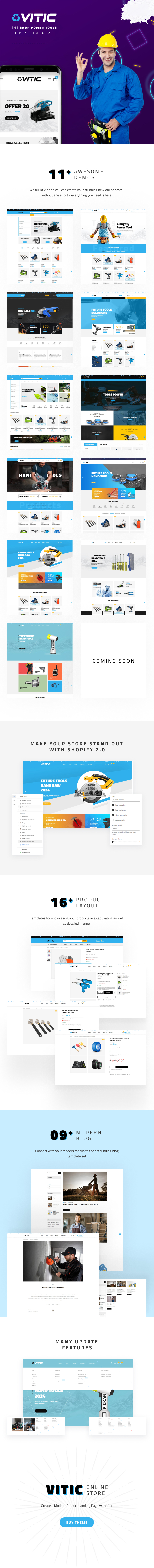 Vitic – Tools Store Shopify Theme OS 2.0