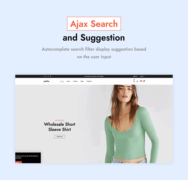 Yodie Multipurpose Shopify Free Theme Demo Animation 3