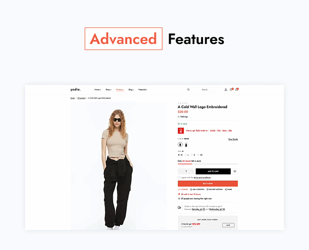Yodie Multipurpose Shopify Free Theme Demo Animation 4
