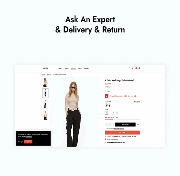 Yodie Multipurpose Shopify Free Theme Demo Animation 10