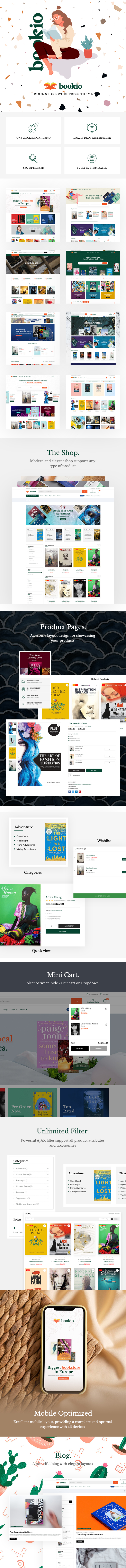 Bookio – Book Store WooCommerce WordPress Theme