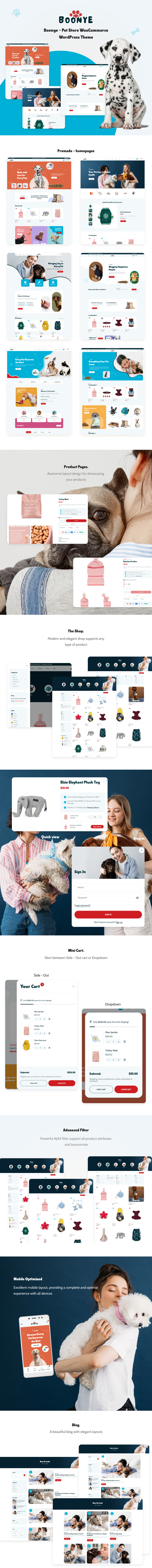 Boonye – Pet Store WooCommerce WordPress Theme