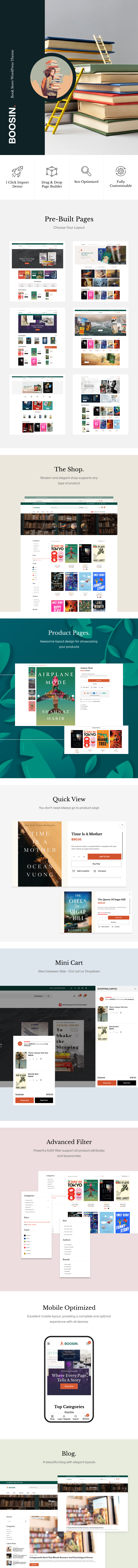 Boosin – Book Store WordPress Theme