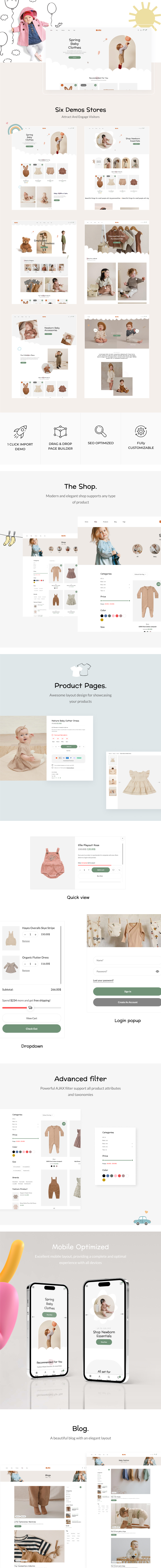 Buny – Kids Store and Baby Shop WordPress Theme