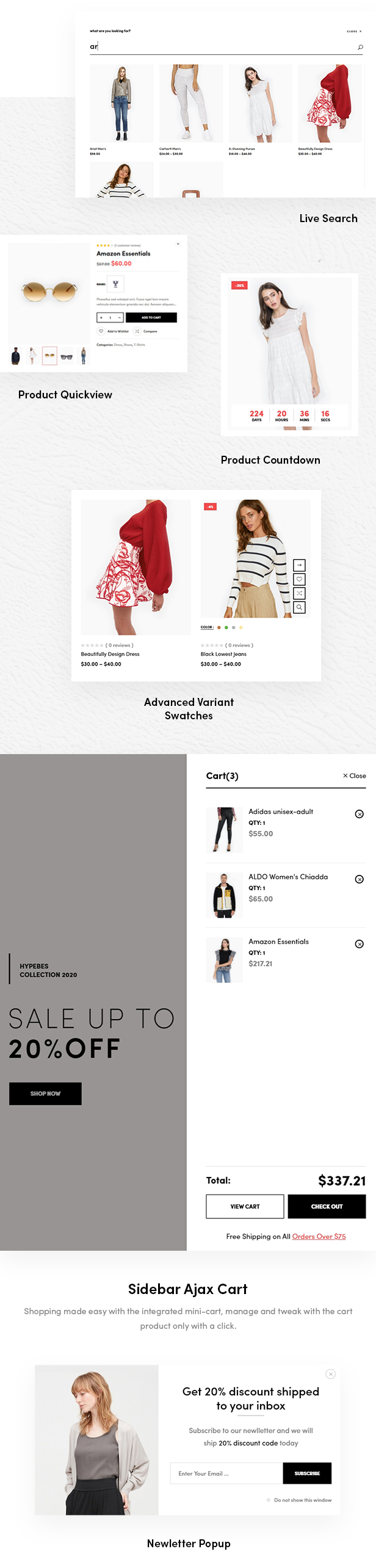 Cerio Fashion WooCommerce WordPress Free Theme Layout Preview