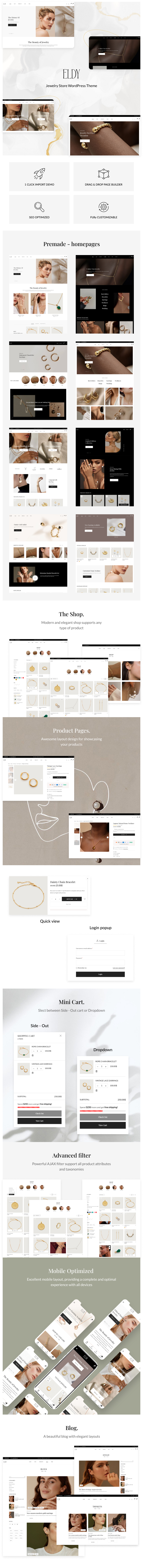 Eldy – Jewelry Store WooCommerce WordPress Theme