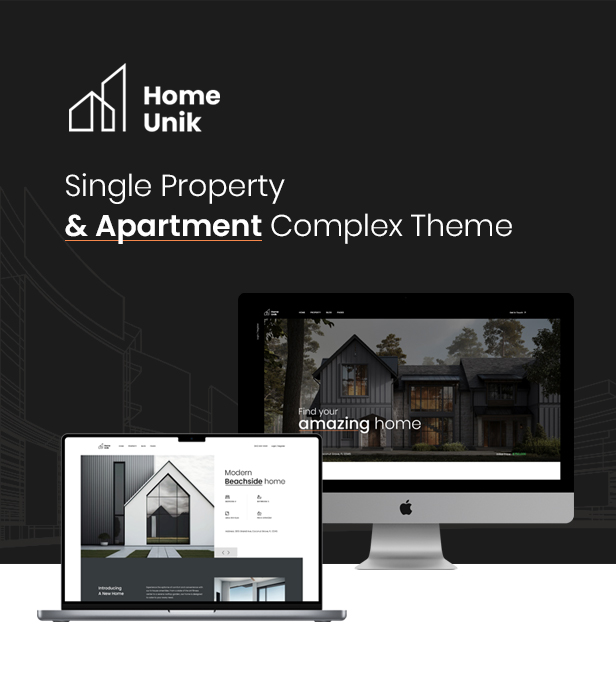 Homeunik – Single Property & Apartment Complex WordPress Theme