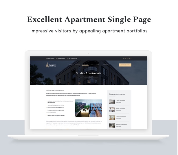 Hourty – Real Estate Classify WordPress Theme