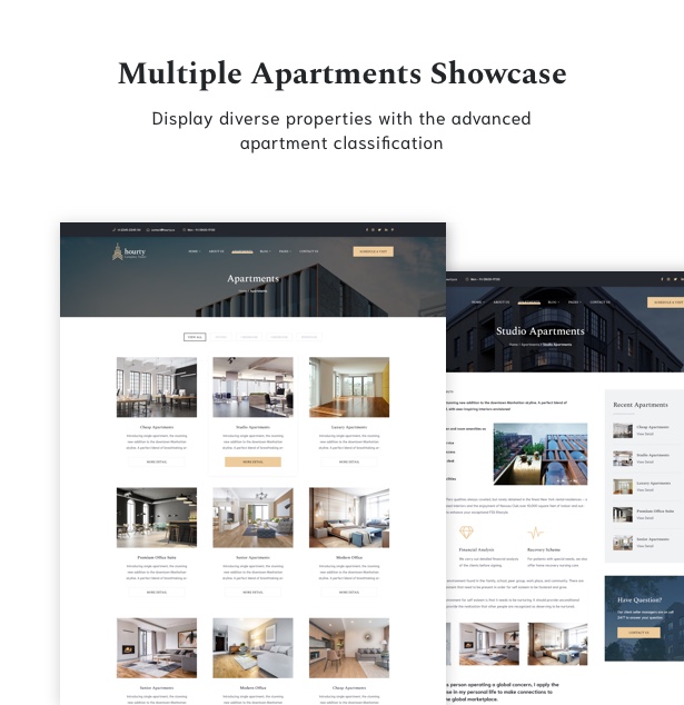 Hourty – Real Estate Classify WordPress Theme